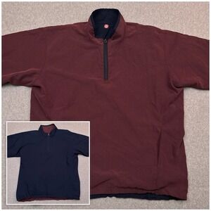 Vintage Zero Restriction Gore-Tex Windstopper Jacket Men's L Reversible Golf USA